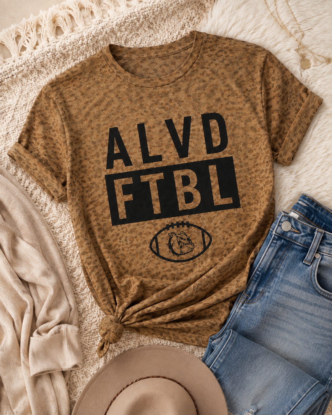 Untamed Audible | ALVD Bulldogs Football T-Shirt