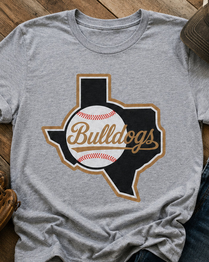 Diamond Drawl | Bulldogs Baseball T-Shirt