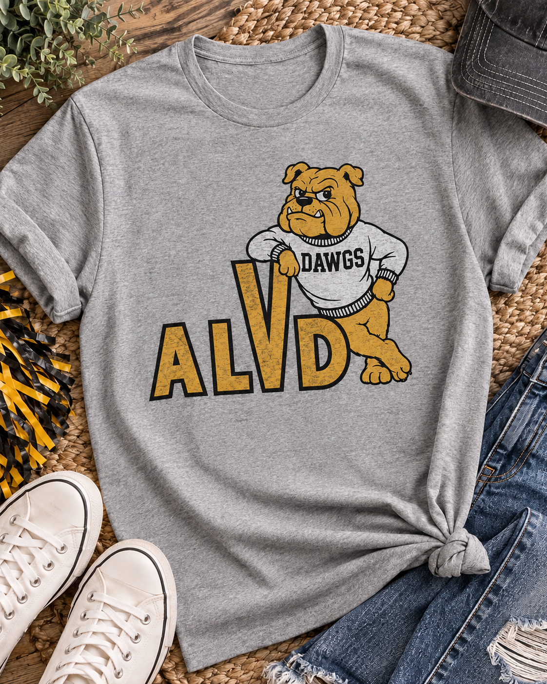 Schoolhouse Swagger | Bulldog School Spirit T-Shirt