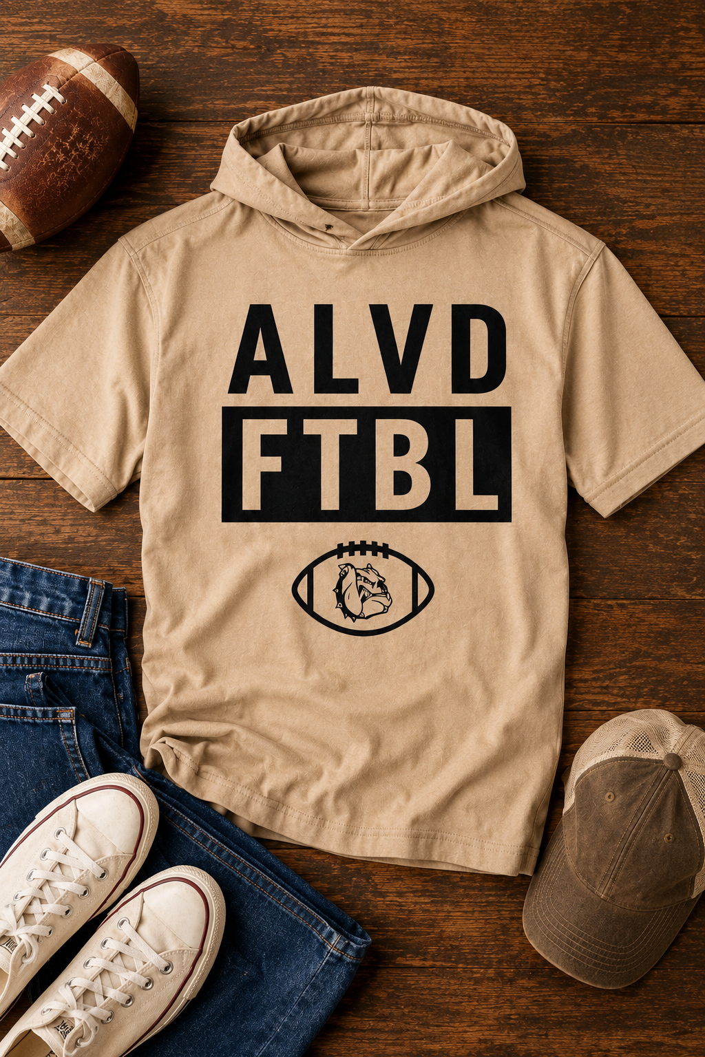 First Read | ALVD Football Hooded Tee