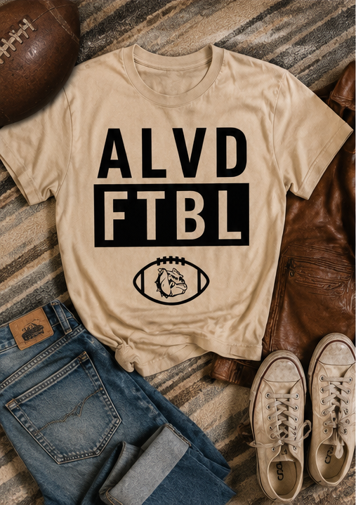 Letter Blitz | Bulldog Football T-Shirt