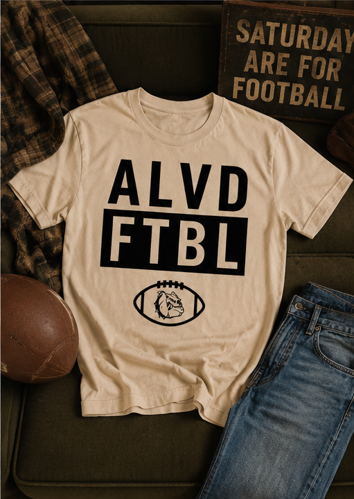 Letter Blitz | Bulldog Football T-Shirt
