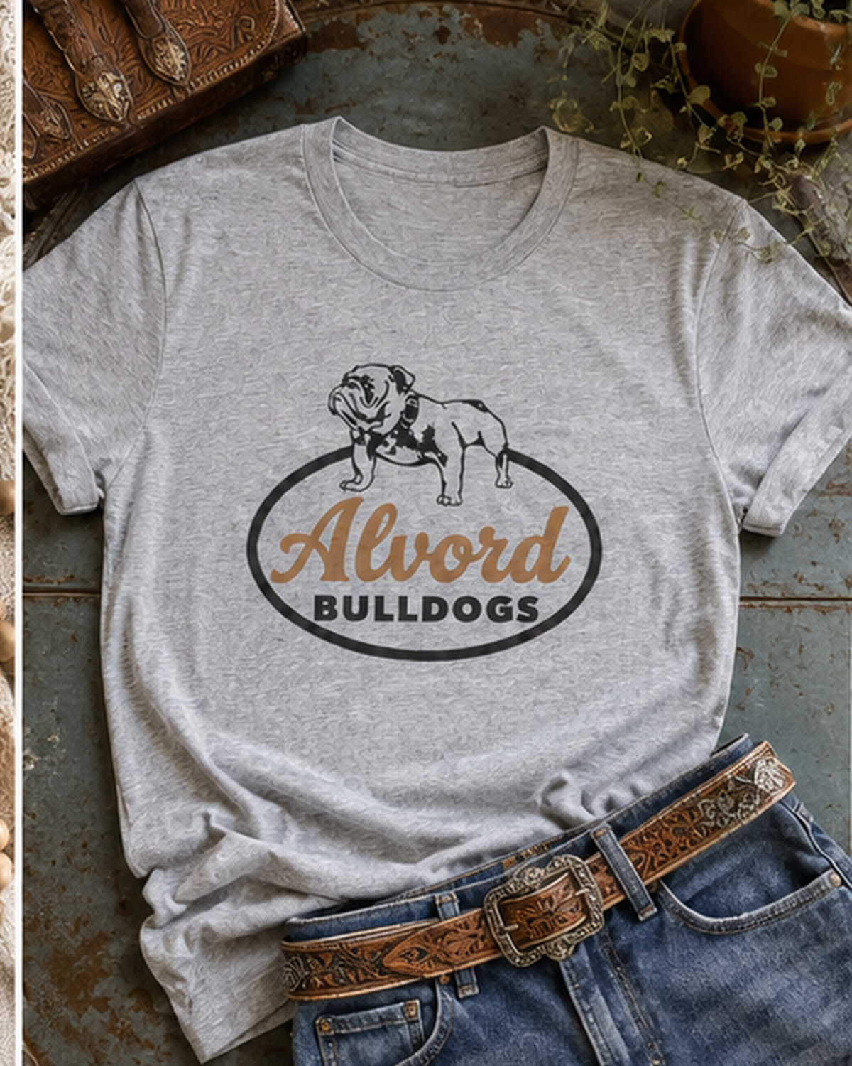 Schoolyard Seal | Alvord Bulldogs T-Shirt